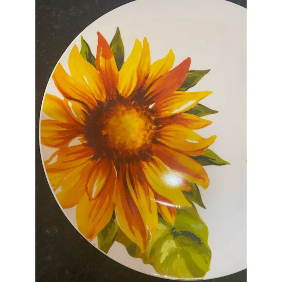 Royal Norfolk 10" Sunflower Plate - Picture 3 of 6